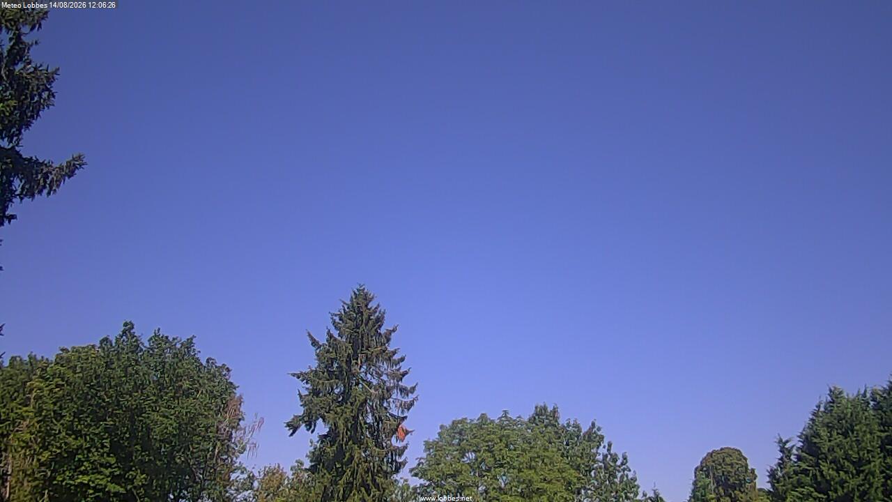 M&eacute;t&eacute;o Lobbes webcam 2026-08-14