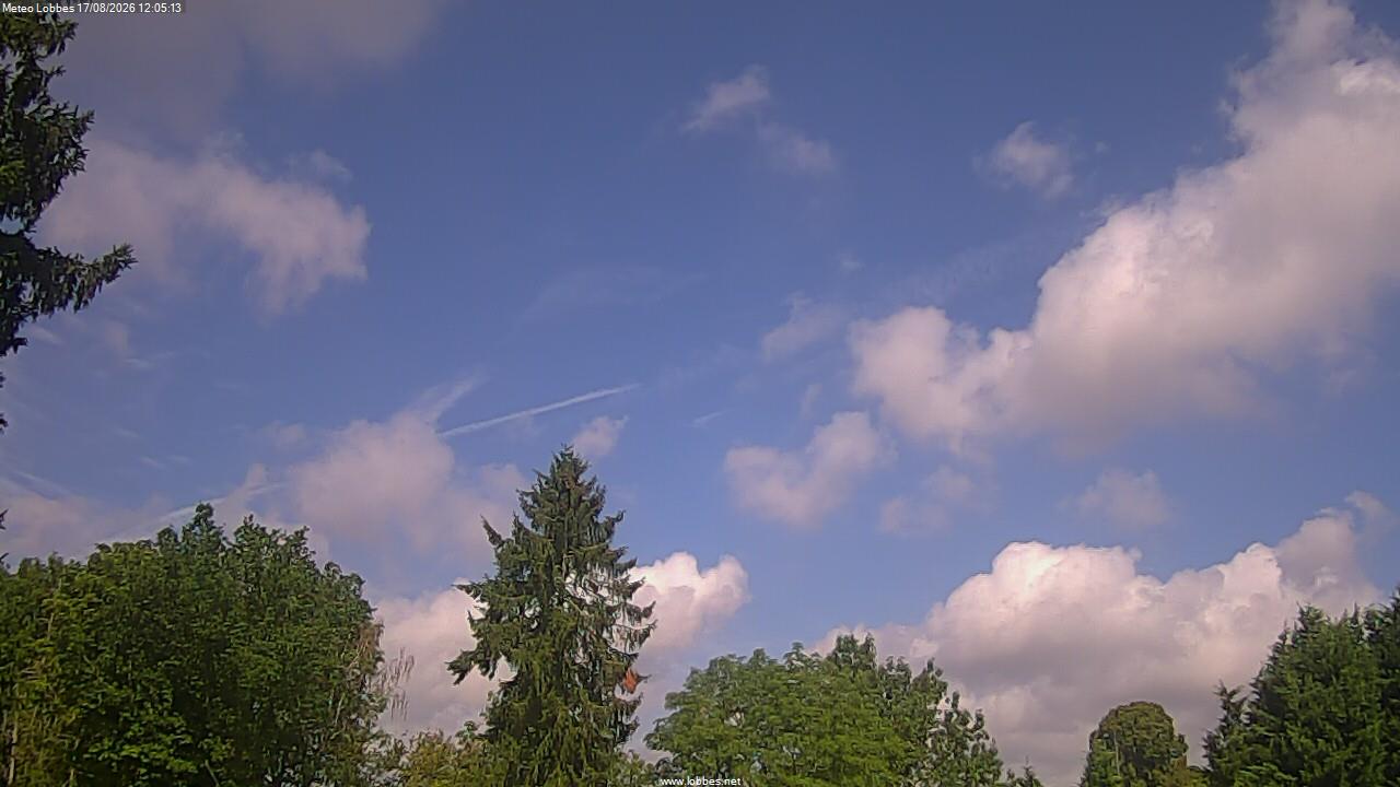 M&eacute;t&eacute;o Lobbes webcam 2026-08-17