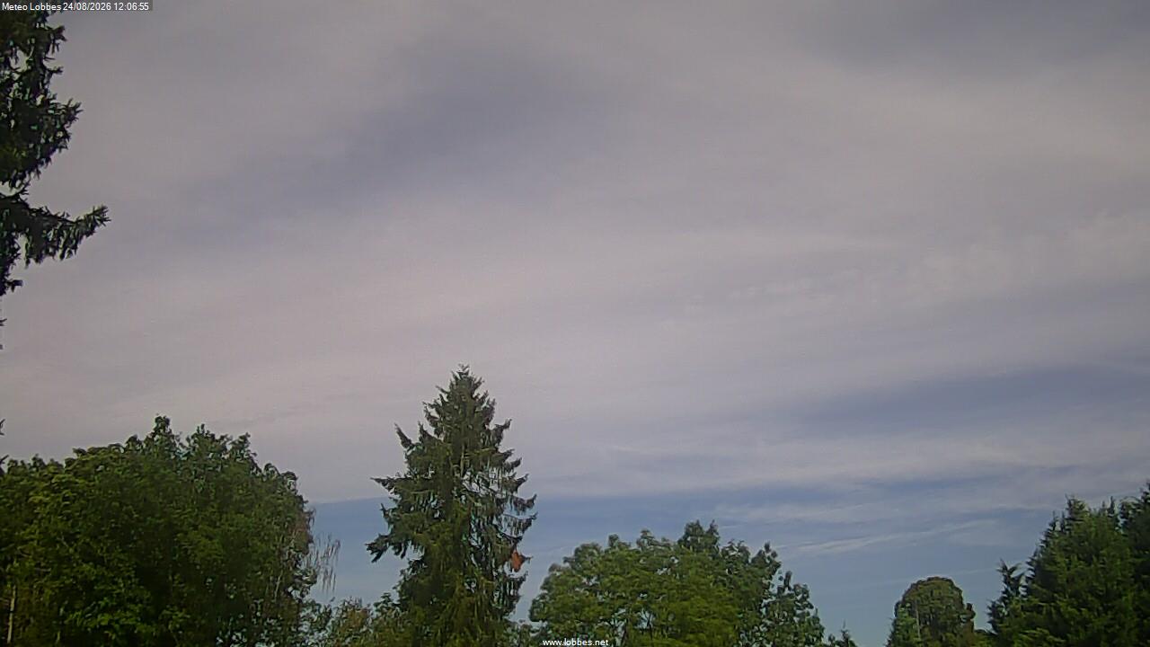 M&eacute;t&eacute;o Lobbes webcam 2026-08-24