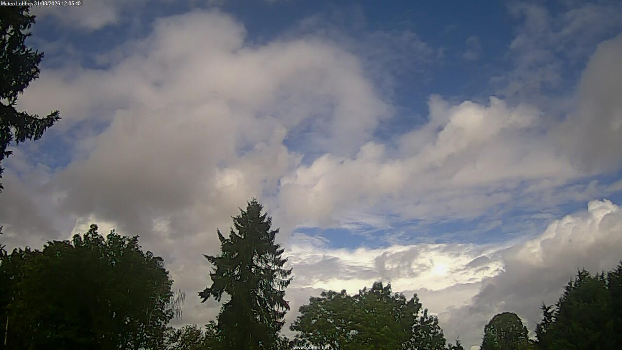 M&eacute;t&eacute;o Lobbes webcam 2026-08-31