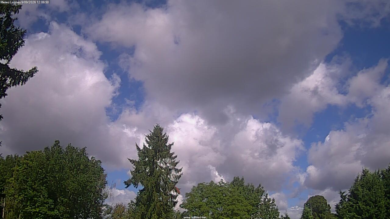 M&eacute;t&eacute;o Lobbes webcam 2026-09-09