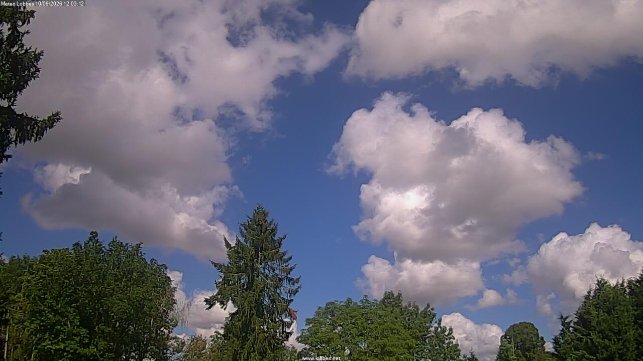 M&eacute;t&eacute;o Lobbes webcam 2026-09-10