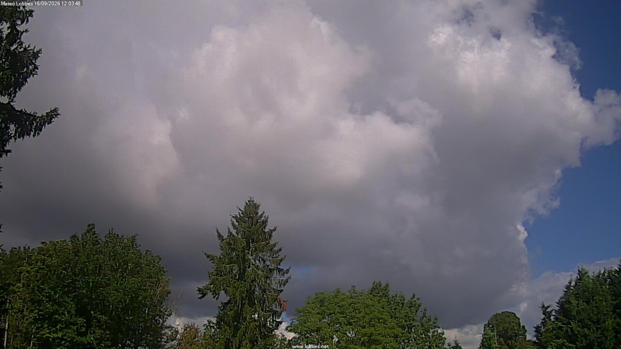 M&eacute;t&eacute;o Lobbes webcam 2026-09-16