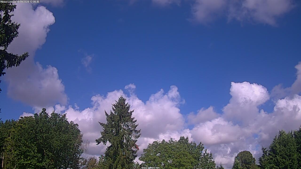 M&eacute;t&eacute;o Lobbes webcam 2026-09-18