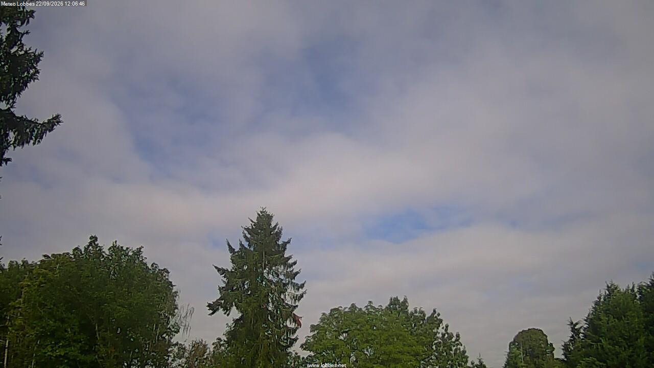 M&eacute;t&eacute;o Lobbes webcam 2026-09-22