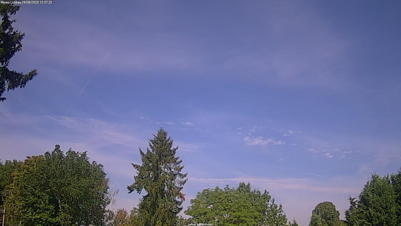 M&eacute;t&eacute;o Lobbes webcam 2026-09-26