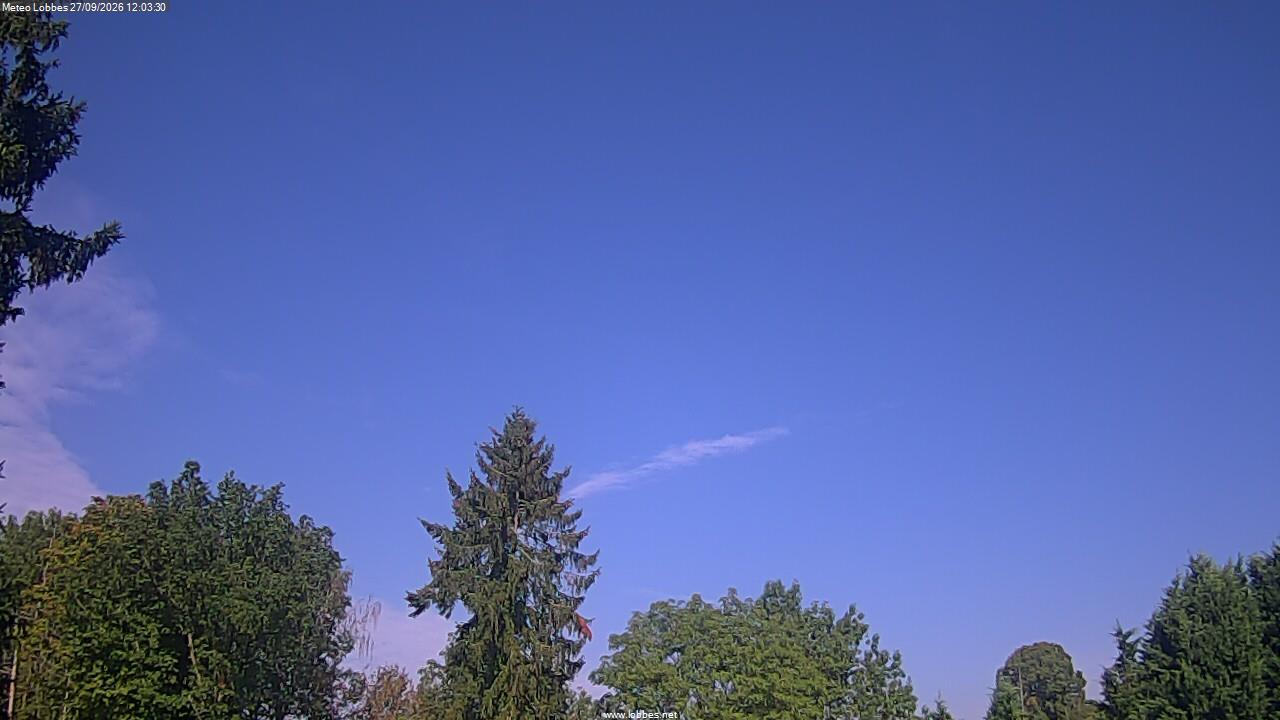 M&eacute;t&eacute;o Lobbes webcam 2026-09-27